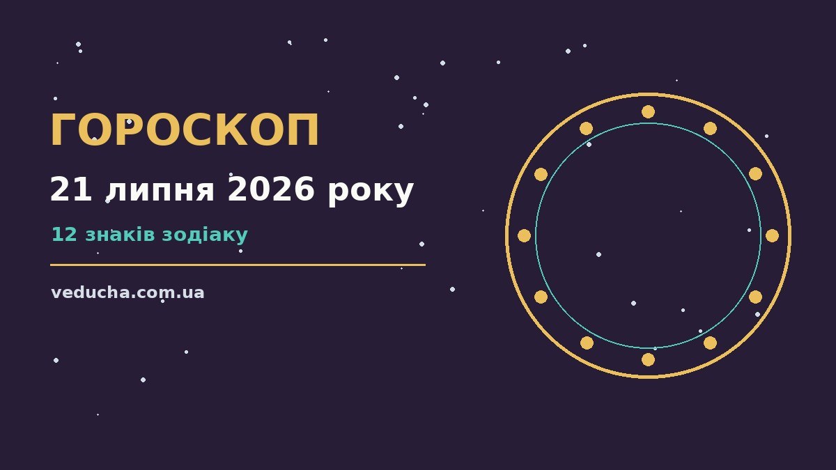 Гороскоп на 21 липня 2026 року: справи й почуття цього дня про фінанси та особисте життя