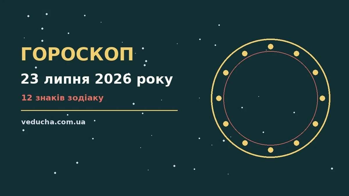 Гороскоп на 23 липня 2026 року: справи й почуття цього дня про фінанси та особисте життя