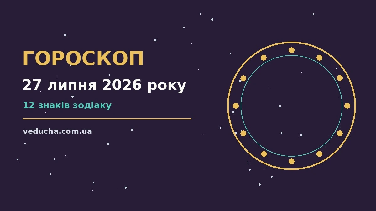 Зоряне небо над міською вуличкою вранці понеділка як символ гороскопу на 27 липня 2026 року
