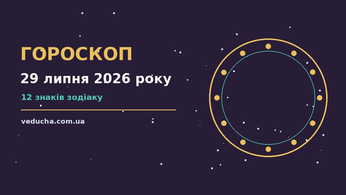 Гороскоп на 29 липня 2026 року: справи й почуття цього дня про фінанси та особисте життя