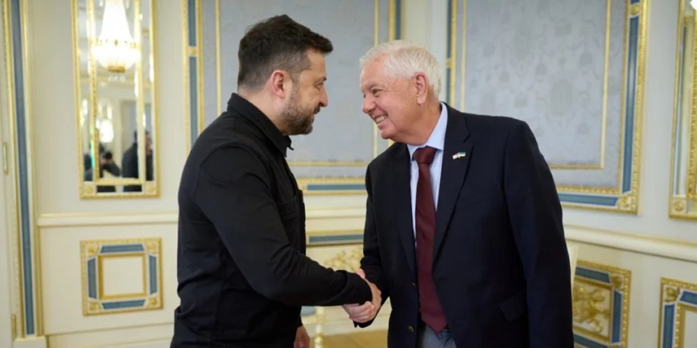 Ліндсі Грем під час одного з публічних візитів як сенатор США від Південної Кароліни