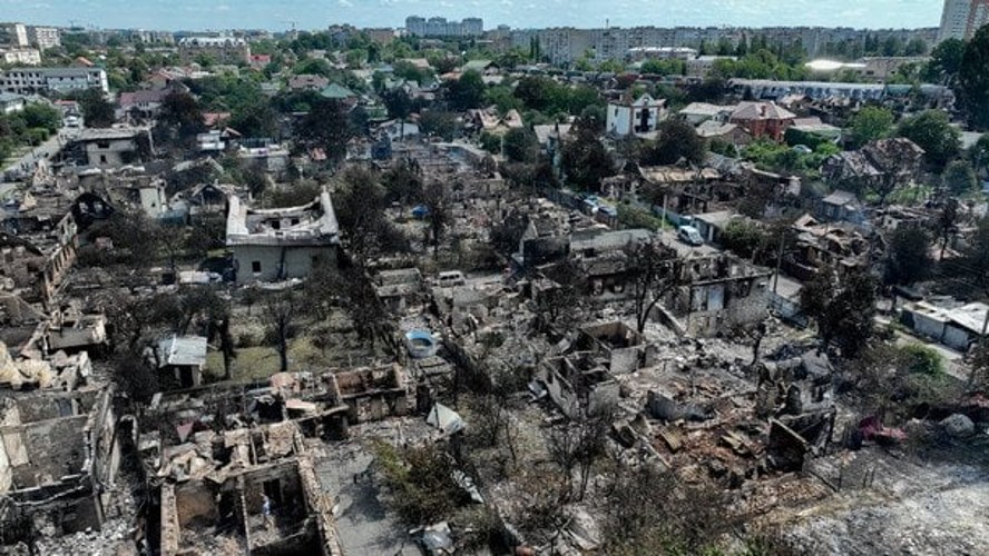 Наслідки детонації на складі боєприпасів у Вишневому та пошкоджена житлова забудова
