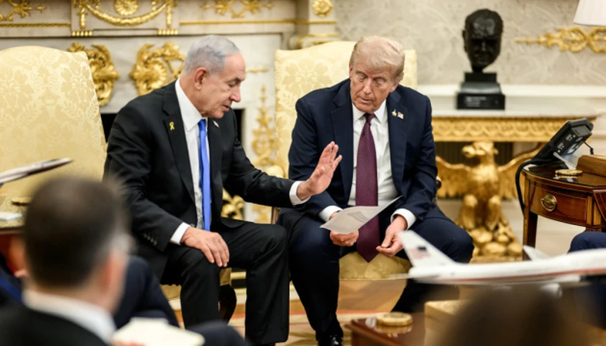 Президент США Дональд Трамп і прем'єр-міністр Ізраїлю Біньямін Нетаньягу в Білому домі у Вашингтоні, США, 28 липня 2026 року