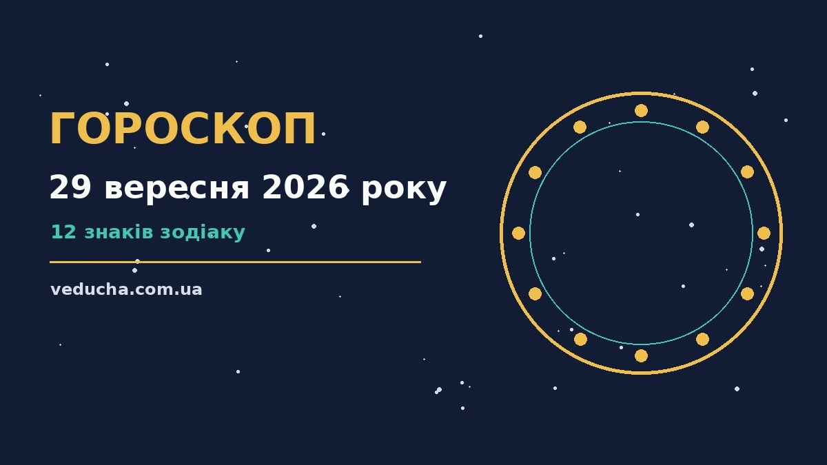 Гороскоп на 29 вересня 2026 року: справи й почуття цього дня про фінанси та особисте життя