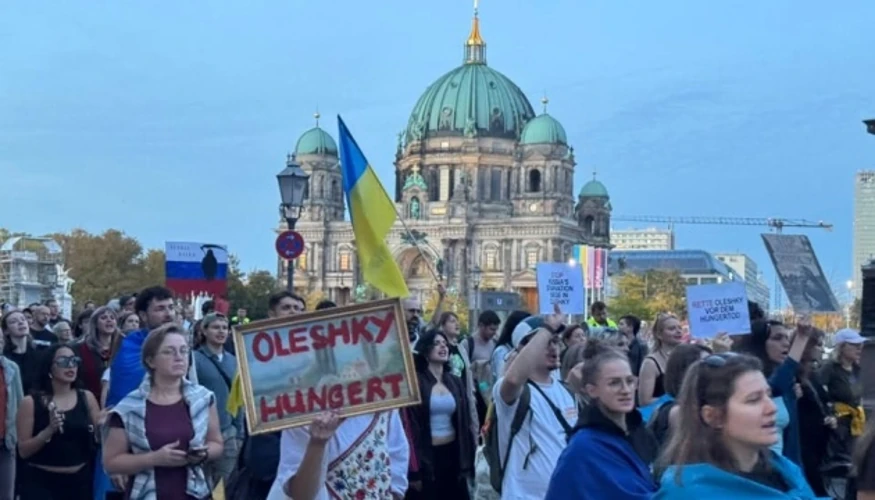 Берлінська акція Vitsche Berlin: чому ситуація в Олешках стосується кожного українця